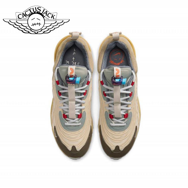 Travis Scott 270 Cactus Trils聯名款 減震耐磨 低幫跑步鞋 沙漠黃