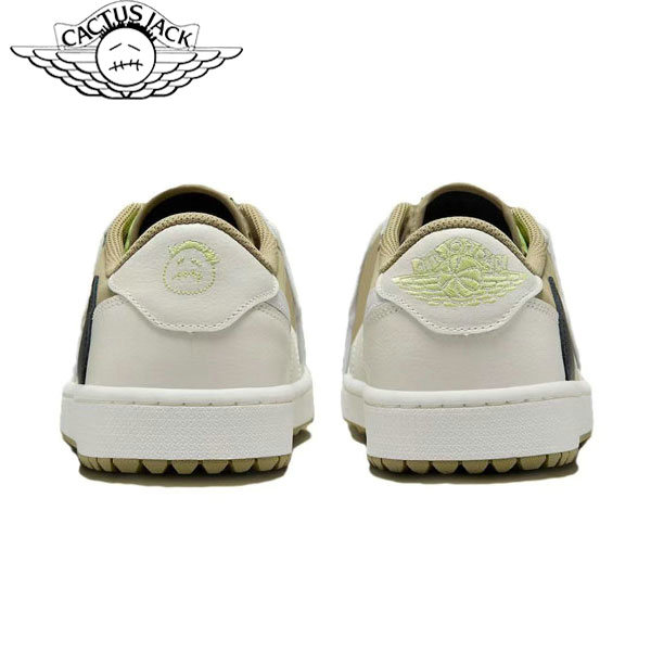 Travis Scott x Air Jordan 1 Low OG SP AJ 運動籃球鞋“TS聯名LV倒鈎”男女同款 棕白
