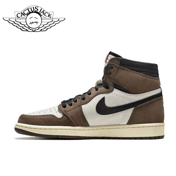 Air Jordan Travis Scott OG TS SP 倒鉤 防滑耐磨 高幫復古籃球鞋 深棕