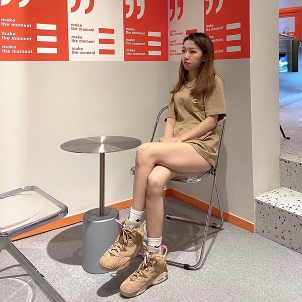 Travis Scott AJ6聯名 British Khaki 耐磨防滑 復古高幫籃球鞋 卡其棕