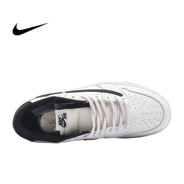 Travis Scott x Air Jordan 1 Low AJ1 TS聯名 倒鈎 低幫復古籃球鞋 白黑