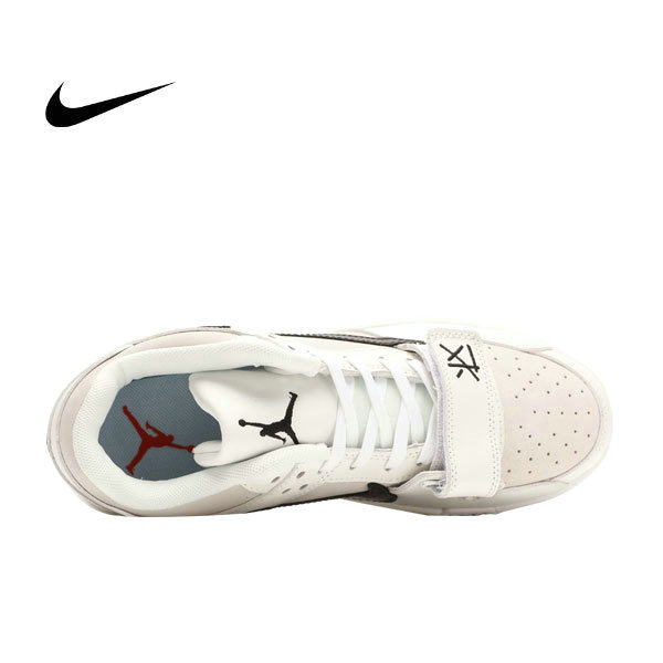 Nike Travis Scott x Jordan Brand 聯名款 倒鈎 低幫休閑板鞋 白黑