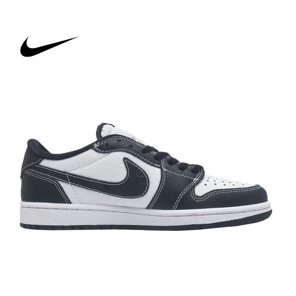 Louis Vuitton x Travis Scott x Nike Air Jordan 1 Low三方聯名 低幫復古籃球板鞋 黑白
