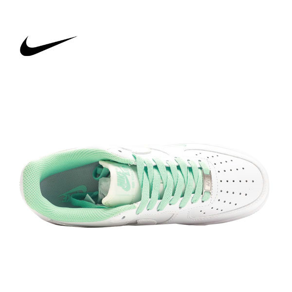 Nike Travis Scott x Air Force 1 Low 07聯名 TS刺綉 低幫耐磨板鞋 白抹茶綠